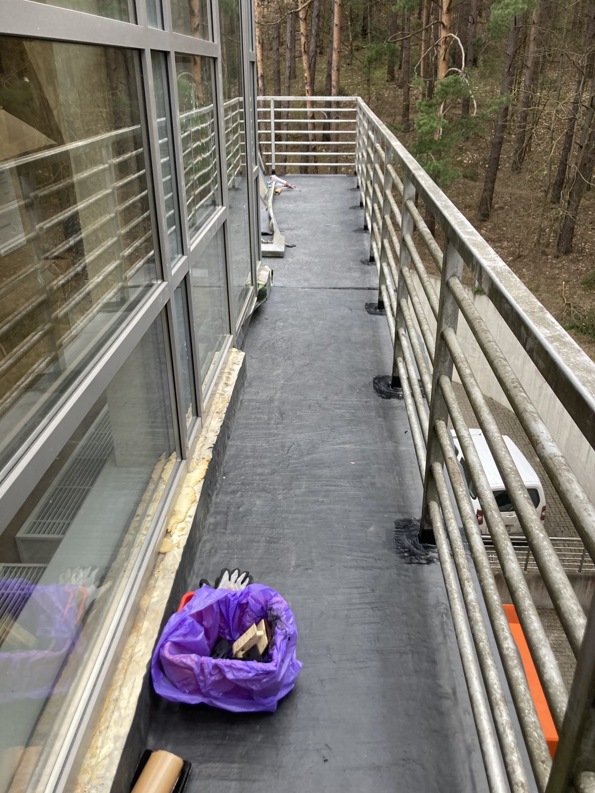 EPDM danga balkonui
