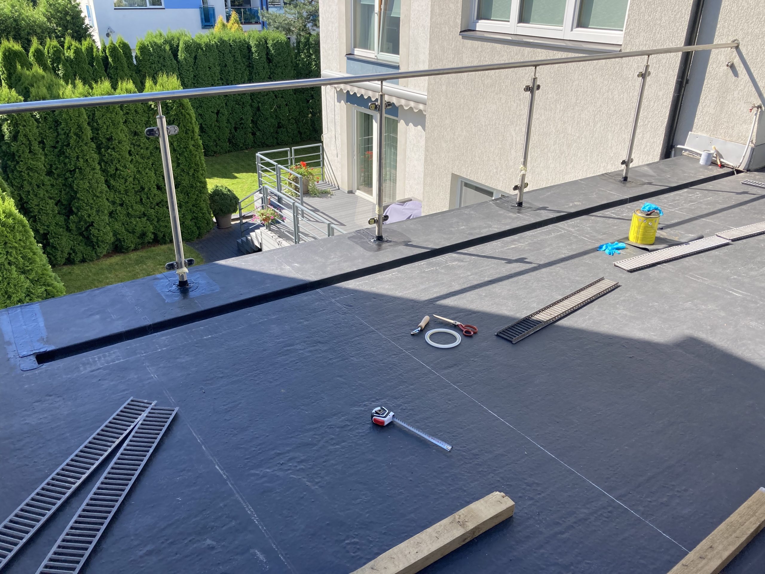 Balkono EPDM hidroizoliacija